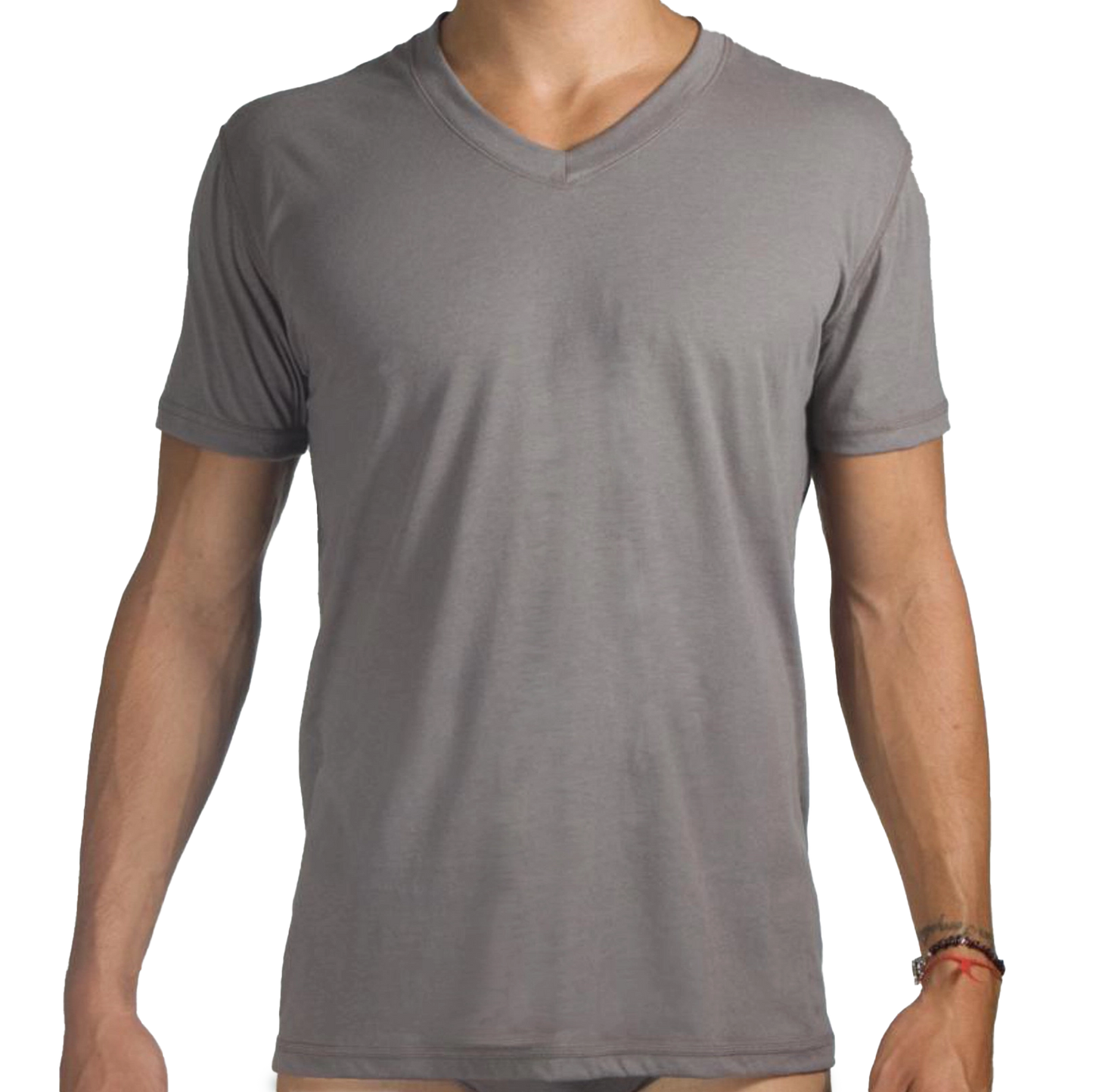 Light V-Neck Tee - Final Sale – Baskitwear Light V-Neck Tee - Final Sale – Baskitwear